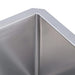 32' L X 19' W Undermount Single Bowl 18 Gauge 304 Stainless Steel Kitchen Sink (Sink Only) Default -DTYStore
