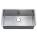 32' L X 19' W Undermount Single Bowl 18 Gauge 304 Stainless Steel Kitchen Sink (Sink Only) Default -DTYStore