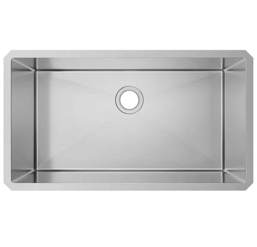 32' L X 19' W Undermount Single Bowl 18 Gauge 304 Stainless Steel Kitchen Sink (Sink Only) Default -DTYStore