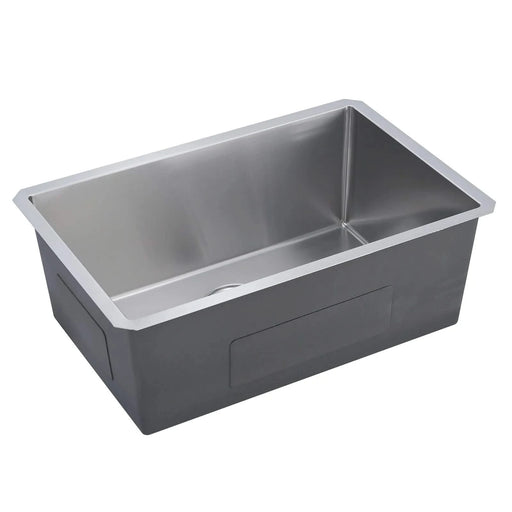 32' L X 19' W Undermount Single Bowl 18 Gauge 304 Stainless Steel Kitchen Sink (Sink Only) Default -DTYStore