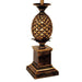 32' Tall Metal Table Lamp with Antique Gold finish, Pineapple design Default -DTYStore