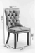 Nikki Collection Modern, High-end Tufted Solid Wood Contemporary Velvet Upholstered Dining Chair with Wood Legs Nailhead Trim 2-Pcs Set,Green - DTYStore