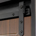 71-inch closets,large closetslaundry cabinets,Plastic suction process,farmslide barndoors,saveopenspace,brand hardware,silent slide,can be used for the bedroom,cloakroom,livingRoom,color:black +brown - DTYStore