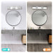 Bathroom Vanity Lighting 3-Light LED Vanity Lights Over Mirror Bath Wall Lighting - DTYStore