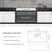 33 Inch Undermount Sink - 33' x 19' x 9' Undermount Stainless Steel Kitchen Sink 16 Gauge 9 Inch Deep Single Bowl Kitchen Sink Basin, Includes Drain Assembly (No Additional Accessories) - DTY Store