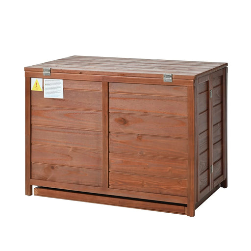 33' Solid Wood Dog Crate Furniture, Foldable Indoor Kennel with 360° Rotating Feeder Multi-Functional End Table for Small & Medium Dogs, Portable Pet Cage with Removable Tray & Easy Assembly Default -DTYStore