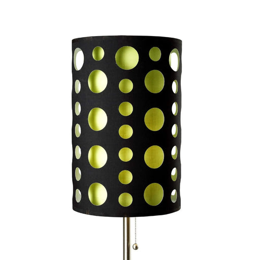 33' Tall Metal Table Lamp, Retro design with Black and Green Shade Default -DTYStore