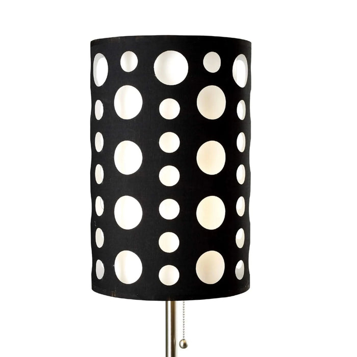 33' Tall Metal Table Lamp, Retro design with Black and White Shade Default -DTYStore