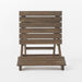 Outdoor Acacia Wood Folding Dining Chair (Set of 2),Grey - DTYStore