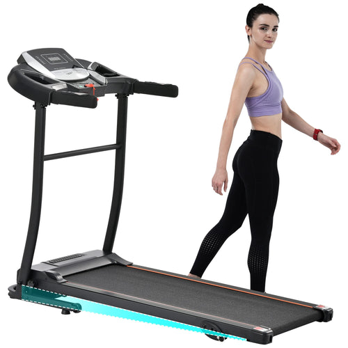 Treadmills for Home, Folding Treadmill with Incline and Heart Rate Sensor, 2.5HP Quiet Brushless with USB Charge Station, Small Space Portable Running Walking Machine, 300lbs Weight Capacity - Image 11