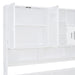 Twin Size Wooden Daybed With 2 Drawers, and All-in-One Cabinet and Shelf, White - DTYStore
