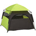 Pop Up Dog Tent for Extra Large and Large Dogs, Portable Pet Camping Tent with Carrying Bag for Beach, Backyard, Home, Green - DTYStore