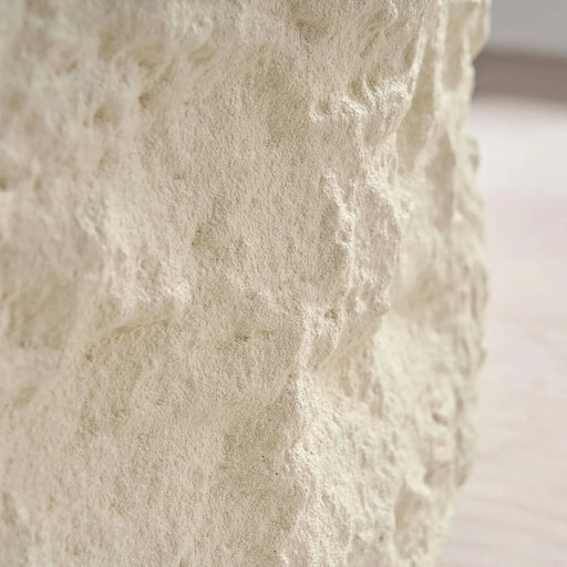 35.43''Fiberglass Round Center Coffee Table for Living Room Vintage Table,Imitation Stone Table front of the Sofa,Modern Design Coffee Table for Office,Apartment,No Need Assembly Default -DTYStore