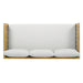 CLAREMONT 3 SEATER DAYBED WITH RATTAN ARMS (LIGHT GREY CUSHION) - DTYStore