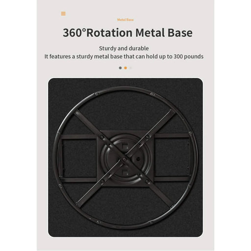 360 Degree Swivel Armchair Cotton linen skin-friendly fabric Ergonomic design Brass nail decorative armchair Living room chairs Bedroom chairs Living room chairs Black legs Suitable for indoor homes Default -DTYStore