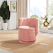 360 Degree Swivel Back Sofa Chair With Storage Space, Suitable For Bedroom and Living Room(Pink) Default -DTYStore