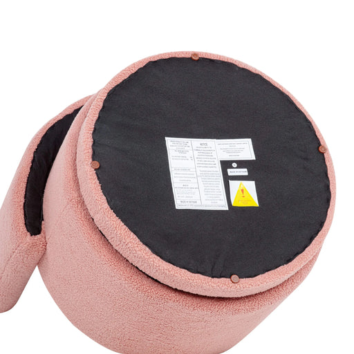 360 Degree Swivel Back Sofa Chair With Storage Space, Suitable For Bedroom and Living Room(Pink) Default -DTYStore