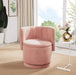 360 Degree Swivel Back Sofa Chair With Storage Space, Suitable For Bedroom and Living Room(Pink) Default -DTYStore