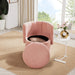 360 Degree Swivel Back Sofa Chair With Storage Space, Suitable For Bedroom and Living Room(Pink) Default -DTYStore