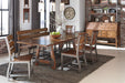 Unique Look Wood Framing Side Chairs 2pc Set Rustic Brown and Gunmetal Finish Industrial Design Casual Dining Furniture - DTYStore