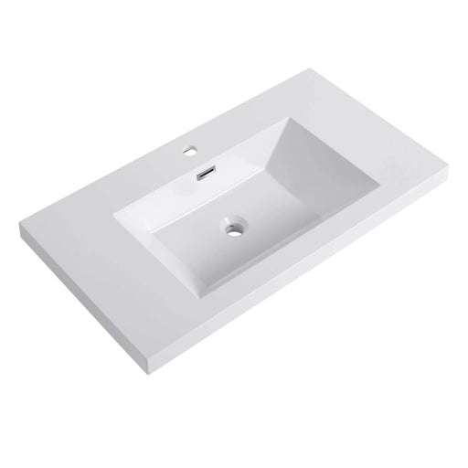 36' Bathroom Resin Sink Default -DTYStore