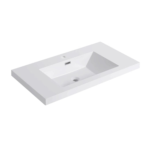 36' Bathroom Resin Sink Default -DTYStore