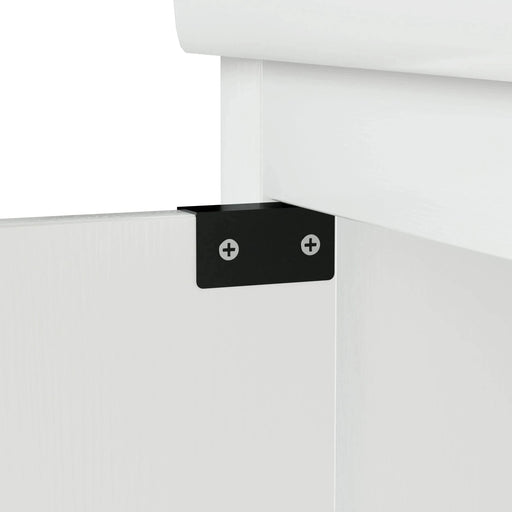 36'' Bathroom Vanities with Single Sink, Modern Under mount Bathroom Sink Cabinet with 2 Closing Doors & 4 Drawers. White, 35.8''W x 19.7''D x 35.4''H. Default -DTYStore