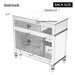 36' Bathroom Vanity with Sink, Black Bathroom Cabinet with Drawers, Solid Frame and MDF Board, One Package Default -DTYStore