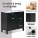 36' Bathroom Vanity with Sink Combo, Black Bathroom Cabinet with Drawers, Solid Frame and MDF Board (Old Sku:JL000007AAB) Default -DTYStore