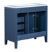 36' Bathroom Vanity with Sink Combo, Blue Bathroom Cabinet with Drawers, Solid Frame and MDF Board (Old Sku:JL000007AAC) Default -DTYStore
