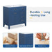 36' Bathroom Vanity with Sink Combo, Blue Bathroom Cabinet with Drawers, Solid Frame and MDF Board (Old Sku:JL000007AAC) Default -DTYStore