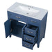 36' Bathroom Vanity with Sink Combo, Blue Bathroom Cabinet with Drawers, Solid Frame and MDF Board (Old Sku:JL000007AAC) Default -DTYStore