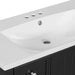 36' Bathroom Vanity with Sink Combo, One Cabinet and Three Drawers, Solid Wood and MDF Board, Black (Old Sku:SY999505AAB) Default -DTYStore