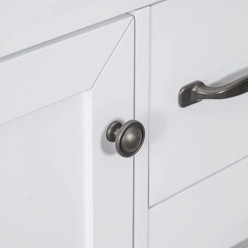 36' Bathroom Vanity with Sink Combo, Six Drawers, Multi-Functional Drawer Divider, Adjustable Shelf, White (Old Sku:SY999808AAK) Default -DTYStore