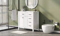 36' Bathroom Vanity with Sink Combo, White Bathroom Cabinet with Drawers, Solid Frame and MDF Board (Old Sku:JL000007AAK) Default -DTYStore