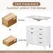 36' Bathroom Vanity with Sink Combo, White Bathroom Cabinet with Drawers, Solid Frame and MDF Board (Old Sku:JL000007AAK) Default -DTYStore