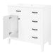 36' Bathroom Vanity with Sink Combo, White Bathroom Cabinet with Drawers, Solid Frame and MDF Board (Old Sku:JL000007AAK) Default -DTYStore