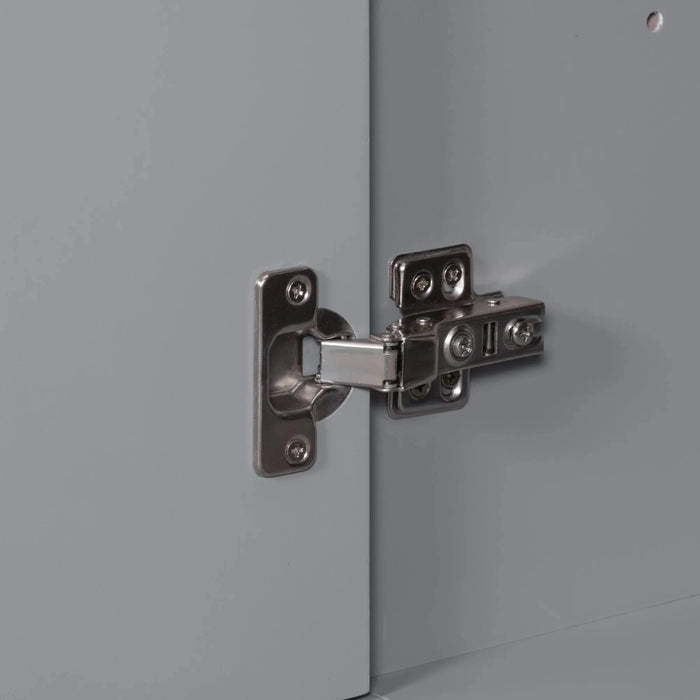 36' Bathroom Vanity with Sink, One Cabinet and Three Drawers, Solid Wood and MDF Board, Grey (Old Sku:SY999505AAE-6) Default -DTYStore