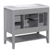 36' Bathroom Vanity with Sink, One Cabinet and Three Drawers, Solid Wood and MDF Board, Grey (Old Sku:SY999505AAE-6) Default -DTYStore