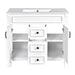36'' Bathroom Vanity with Top Sink, Modern Bathroom Storage Cabinet with 2 Soft Closing Doors and 2 Drawers, Single Sink Bathroom Vanity Default -DTYStore