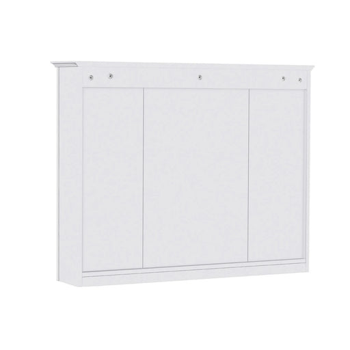 36'' Bathroom Vanity with Top Sink, Modern Bathroom Storage Cabinet with Mirror, 2 Drawers and a Tip-out Drawer, Mirror Cabinet with 6 Open Shelves, Single Sink Bathroom Vanity Default -DTYStore