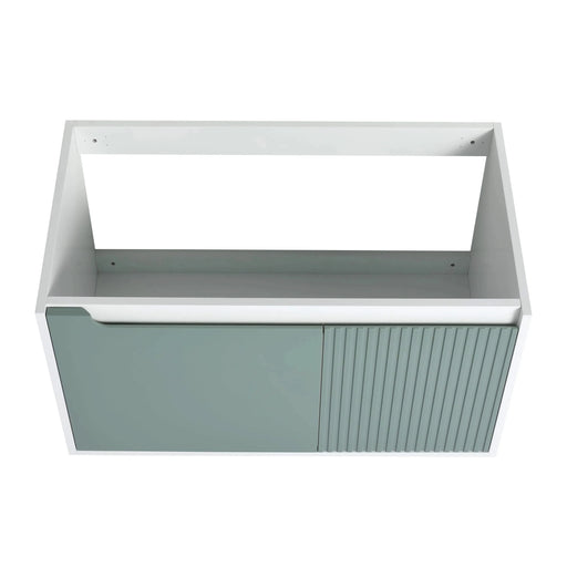 36'' Floating Wall-Mounted Bathroom Vanity & Soft-Close Cabinet Door(Only Vanity ,without Basin) Default -DTYStore