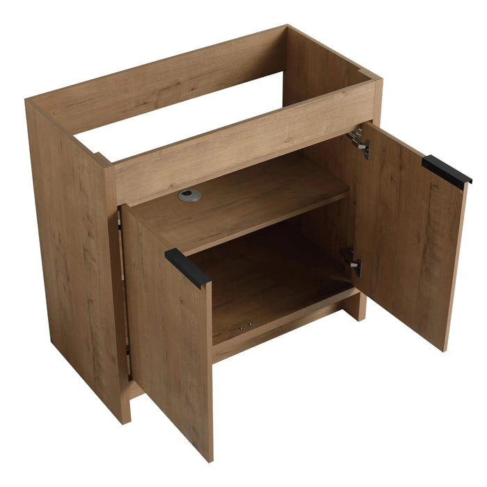 36' Freestanding Bathroom Vanity & 2 Soft-Close Cabinet Doors ((KD-PACKING),Only Vanity without Top-BVB02436IMO Default -DTYStore