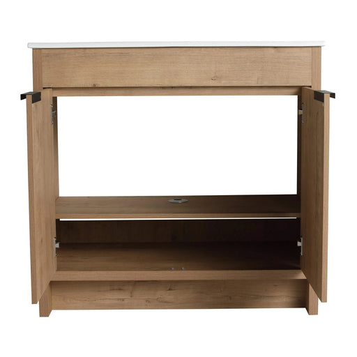 36' Freestanding Bathroom Vanity & 2 Soft-Close Cabinet Doors ((KD-PACKING),Only Vanity without Top-BVB02436IMO Default -DTYStore