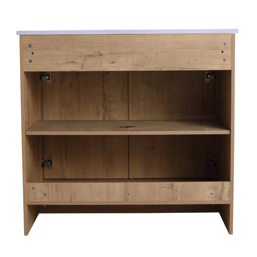 36' Freestanding Bathroom Vanity & 2 Soft-Close Cabinet Doors ((KD-PACKING),Only Vanity without Top-BVB02436IMO Default -DTYStore