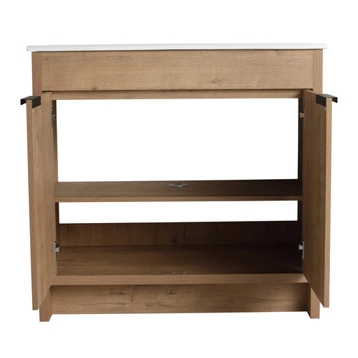 36' Freestanding Bathroom Vanity & 2 Soft-Close Cabinet Doors ((KD-PACKING),Only Vanity without Top-BVB02436IMO Default -DTYStore