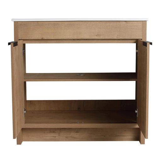 36' Freestanding Bathroom Vanity & 2 Soft-Close Cabinet Doors ((KD-PACKING),Only Vanity without Top-BVB02436IMO Default -DTYStore