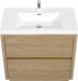 36' Freestanding Bathroom Vanity with Sink, Bathroom Storage Vanity Cabinet with Stone Resin Countertop and Soft Close Drawers, Natural Oak 24V14-36NO Default -DTYStore