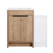 36 Inch Freestanding Bathroom Vanity with Ceramic Sink and Storage Cabinets, Soft Closing Door, 02424IMO+0312 Combination Cabinet, KD-Package Default -DTYStore