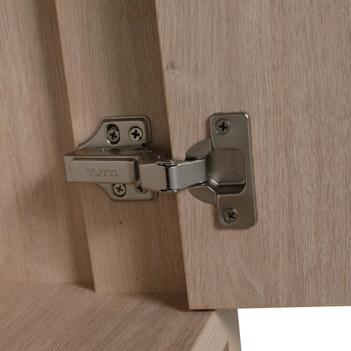 36 Inch Freestanding Bathroom Vanity with White Resin Sink & 2 Soft-Close Cabinet Doors (BVB02436PLO-GRB3640) Default -DTYStore